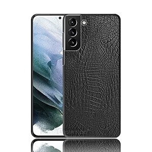 case creation samsung galaxy s21 crocodile leather pattern phone case luxury business style pu texture premium cover fashion alligator skin natural feel hard back cover case for samsung galaxy s21