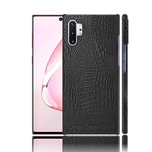 case creation for samsung note 10 crocodile leather pattern phone case luxury business style pu texture premium cover fashion alligator skin natural feel hard back cover for samsung galaxy note 10