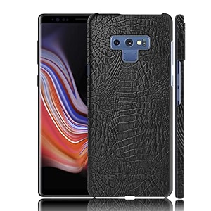 case creation for samsung note9 crocodile leather pattern phone case luxury business style pu texture premium cover fashion alligator skin natural feel hard back cover case for samsung galaxy note9