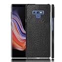 Case Creation for Samsung Note9 Crocodile Leather Pattern Phone Case, Luxury Business Style PU Texture Premium Cover Fashion Alligator Skin Natural Feel Hard Back Cover case for Samsung Galaxy Note9