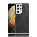 Case Creation for Samsung S24 Pro Crocodile Leather Pattern Phone Case, Luxury Business Style PU Texture Premium Cover Fashion Alligator Skin Natural Hard Back Cover case for Samsung Galaxy S24 Pro