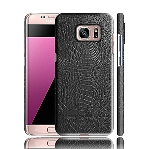 case creation for samsung s7 edge crocodile leather pattern phone case luxury business style pu texture premium cover fashion alligator skin natural hard back cover case for samsung galaxy s7 edge