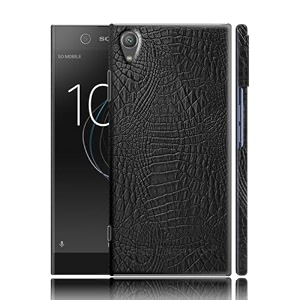 case creation for sony xperia xa1 crocodile leather pattern phone case luxury business style pu texture premium cover fashion alligator skin natural feel hard back cover case for sony xperia xa1
