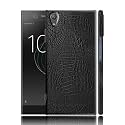 Case Creation for Sony Xperia XA1 Crocodile Leather Pattern Phone Case, Luxury Business Style PU Texture Premium Cover Fashion Alligator Skin Natural Feel Hard Back Cover case for Sony Xperia XA1