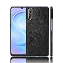 Case Creation for Vivo S1 Crocodile Leather Pattern Phone Case, Luxury Business Style PU Texture Premium Cover Fashion Alligator Skin Natural Feel Hard Back Cover case for Vivo S1