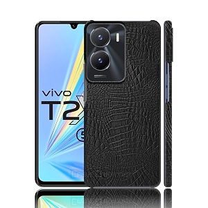 case creation for vivo t2x 5g crocodile leather pattern phone case luxury business style pu texture premium cover fashion alligator skin natural feel hard back cover case for vivo t2x 5g