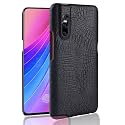 Case Creation for Vivo V15 Pro Crocodile Leather Pattern Phone Case, Luxury Business Style PU Texture Premium Cover Fashion Alligator Skin Natural Feel Hard Back Cover case for Vivo V15 Pro