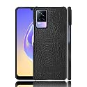 Case Creation for Vivo V20 Crocodile Leather Pattern Phone Case, Luxury Business Style PU Texture Premium Cover Fashion Alligator Skin Natural Feel Hard Back Cover case for Vivo V20