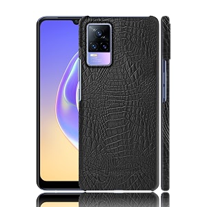 case creation for vivo v21e crocodile leather pattern phone case luxury business style pu texture premium cover fashion alligator skin natural feel hard back cover case for vivo v21e 4g