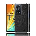 Case Creation for Vivo Y100A 5G Crocodile Leather Pattern Phone Case, Luxury Business Style PU Texture Premium Cover Fashion Alligator Skin Natural Feel Hard Back Cover case for Vivo Y100A 5G