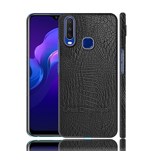 case creation for vivo y17 crocodile leather pattern phone case luxury business style pu texture premium cover fashion alligator skin natural feel hard back cover case for vivo y17