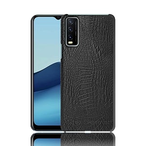case creation for vivo y20a crocodile leather pattern phone case luxury business style pu texture premium cover fashion alligator skin natural feel hard back cover case for vivo y20a