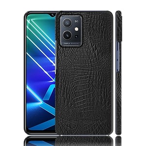case creation for vivo y75 5g crocodile leather pattern phone case luxury business style pu texture premium cover fashion alligator skin natural feel hard back cover case for vivo y75 5g