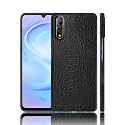Case Creation for Vivo Z1x Crocodile Leather Pattern Phone Case, Luxury Business Style PU Texture Premium Cover Fashion Alligator Skin Natural Feel Hard Back Cover case for Vivo Z1x
