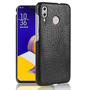 case creation for zenphone max pro m1 crocodile leather pattern phone case luxury business style pu texture premium cover fashion alligator skin natural feel hard back cover for zenphone max pro m1