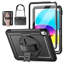 Case for iPad A16 11th/10th Generation 11''/10.9'' 2025/2022, Black