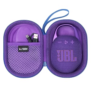 case for jbl clip 54 ultra-portable waterproof bluetooth speaker purple