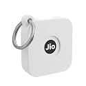 Case for JioTag Air and Go with Keychain Ring, Protective Holder Cover for Jio Tag Tracker, Anti-Lost &amp; Shockproof Accessory for Keys, Luggage, Pets, and Backpacks (3, White)