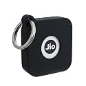 Case for JioTag Air with Keychain Ring, Protective Holder Cover for Jio Tag Tracker, Anti-Lost &amp; Shockproof Accessory for Keys, Luggage, Pets, and Backpacks (3, Black)