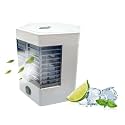 Case Plus Alert Mini Portable Air Cooler,Personal Space Cooler Easy to fill water and mood led light and portable Air Conditioner Device Cool Any Space like Home Office White New Model - 3