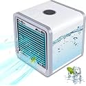 Case Plus Mini Air Cooler Portable 3 In 1 Small Cooler (Conditioner/Humidifier/Purifier) Air Cooler For Personal Space-New(Chargable) - White