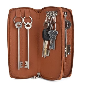 the case pu leather key pouch key pouch case wallet keychain key pouch holder men amp women durable bank locker