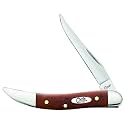 Case WR XX Pocket Knife Chestnut Smooth Bone Small Texas Toothpick Item #28703 - (610096 SS) - Length Closed: 3 Inches