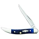 Case WR XX Pocket Knife Navy Blue Small Texas Toothpick Item #2804 - (610096 SS) - Length Closed: 3 Inches