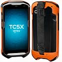 Case for Zebra TC51 TC52 TC52X TC56 TC57 TC57X TC510K TC520 TC520K – Rugged Protective Cover with Strap, Bumper, Boot-Style Holster, Handheld Barcode Scanner Accessory SG-TC51-EXO1-01 (Orange)