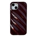 Caseative for iPhone 14 Plus Case,Water Ripple Pattern Wave Shape Camera Lens Protection Phone Case (Black)