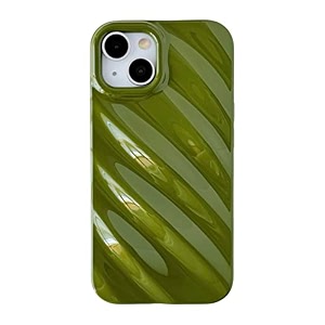 caseative for iphone 14 plus casewater ripple pattern wave shape camera lens protection phone case black