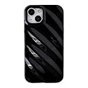 Caseative for iPhone 14 Plus Case,Water Ripple Pattern Wave Shape Camera Lens Protection Phone Case (Black)