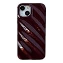 Caseative for iPhone 14 Plus Case,Water Ripple Pattern Wave Shape Camera Lens Protection Phone Case (Black)