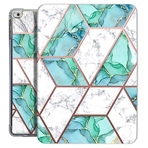 flip case for apple ipad air 4th 2020  air 5th gen 2022 109 inch  a2589 a2591 a2316 a2324 a2325 a2072  smart auto sleepwake cover  amp adjustable viewing angle stand marble green