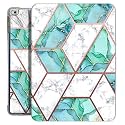 Printed Flip Case for Apple iPad 6th 8.3 inch [ Mini 6th Gen 2021 ] Model A2567 A2568 A256 Smart [ Auto Sleep/Wake ] TPU Slim Cover &amp; Adjustable Viewing Angle Stand – Marble Green