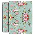 Printed Flip Case for Apple iPad 6th 8.3 inch [ Mini 6th Gen 2021 ] Model A2567 A2568 A256 Smart [ Auto Sleep/Wake ] TPU Slim Cover &amp; Adjustable Viewing Angle Stand – Peony Flower
