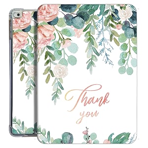 printed flip case for ipad 9734 20182017 inch case model a1893 a1954 a1822 a1823  tpu slim cover amp adjustable viewing angle stand  thank you