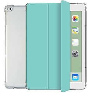 printed flip case for ipad 9734 20182017 inch case model a1893 a1954 a1822 a1823  tpu slim cover amp adjustable viewing angle stand  bunny hat