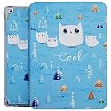 Printed Flip Case for iPad 9.7" 2018/2017 Inch Case [Model A1893 A1954 A1822 A1823 ] TPU Slim Cover &amp; Adjustable Viewing Angle Stand – Bunny Hat