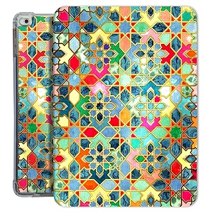 printed flip case for ipad air 1  air 2-9734  a1474 a1475 a1476 a1566 a1567  tpu slim cover amp adjustable viewing angle stand  damask