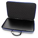CASEMATIX Portable Monitor Case for 15.6" to 24" Gaming Monitors or Laptops, Hard Shell EVA Screen Cover with Padded Foam, Fits Accessories for 15.6 to 17.3 Inch Screens (Gray)