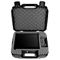 CASEMATIX Travel Case Compatible with Xbox One X - Hard Shell Carrying Case with Protective Foam Compartments for Console, Controller, Power Adapter, Games and More Accessories