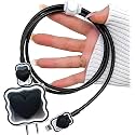 Case for Apple 20W iPhone USB-C Power Adapter Charger and USB Lightning Cable Protector | 3D Heart Design Soft Phone Charging Protective Cover (Blue Heart)