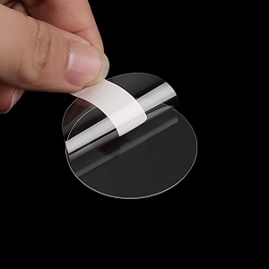 tempered glass screen protector compatible with samsung galaxy watch 4 classic easy installation kit included - 46mm pack of 2