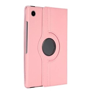 caseous synthetic leather 360 rotating flip back cover case for samsung galaxy tab a9 plus  a9 plus 11034 sm-x210 sm-x215 sm-x216 baby pink