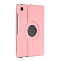 Caseous® Synthetic Leather 360 Rotating Flip Back Cover Case for Samsung Galaxy Tab A9+ Plus / A9 Plus 11.0" SM-X210, SM-X215, SM-X216 (Baby Pink)
