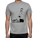 Caseria Men39s Cotton Printed T-Shirt -Bike Man