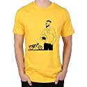Caseria Men39s Cotton Printed T-Shirt -Bike Man