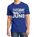 Caseria Men's Cotton Printed T-Shirt -Best Born in June Pattern | 100% Cotton | Half Sleeves | Regular Fit | Printed | Round Neck | Graphic T Shirt