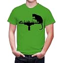 Caseria Men39s Cotton Printed T-Shirt -Cat Rat